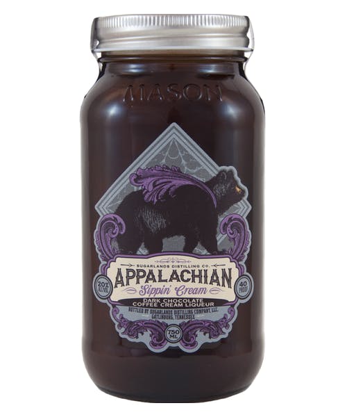 Appalachian Sippin' Cream Dark Chocolate Coffee Cream Liqueur