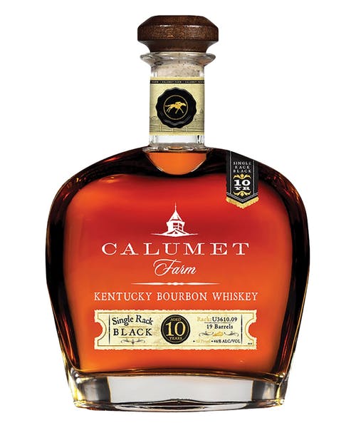 Calumet Farm Single Rack Black 10 Years Kentucky Bourbon Whiskey