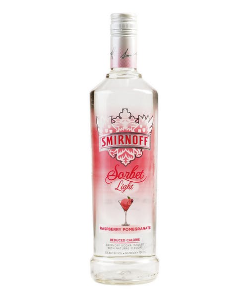 Smirnoff Sorbet Light Raspberry Pomegranate Vodka