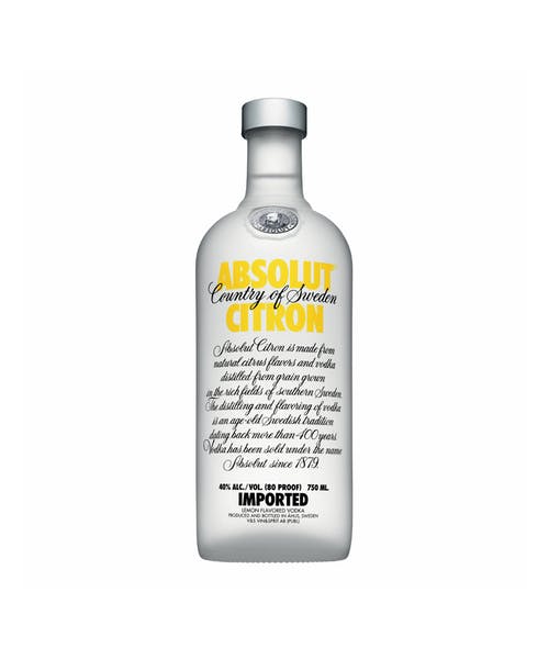 Absolut Citron Vodka