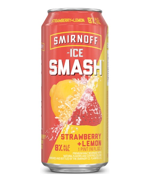 Smirnoff Ice Smash Straw Lemon