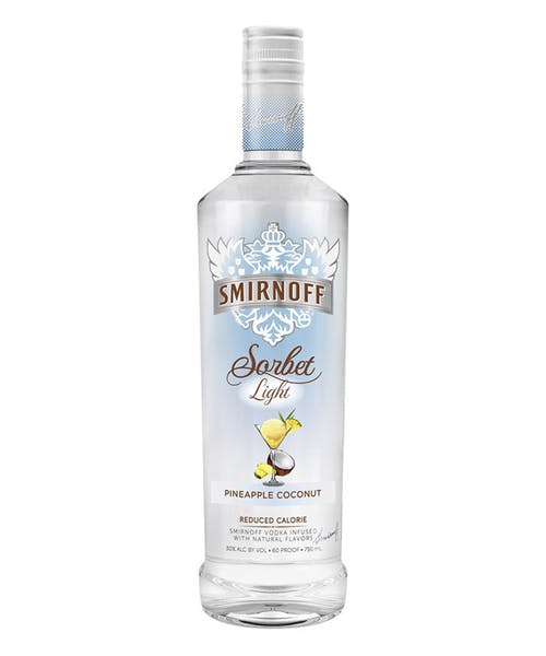 Smirnoff Sorbet Light Pineapple Coconut Vodka