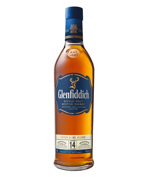 Glenfiddich Bourbon Barrel Reserve 14 Year Single Malt Scotch Whisky